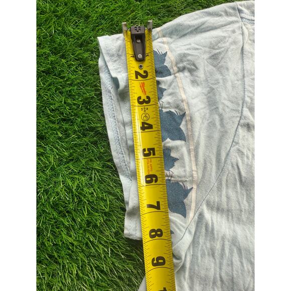 Tom & Jerry Light Blue Graphic Tee Sleeve Print Licensed Cartoon Sz XXL Crewneck - Picture 6 of 7